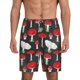 thumbnail image 1 of Fotbe Red Mushrooms Pantalones Cortos de Pijama para Hombre, Ropa de Dormir, Pantalones de Pijama Cortos para Hombre-4X-Large, 1 of 6