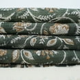 thumbnail image 3 of Fabdivine 100% Cotton Waffle Weave Hand Towel – Hand Block Print, Soft & Durable, 17" x 32", Set of 8, Saraswati, 3 of 5