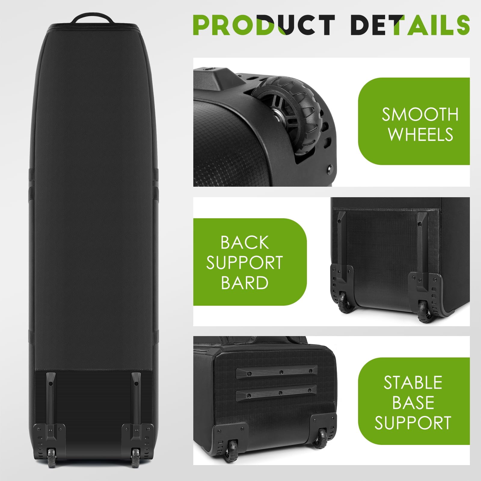 Golf Travel Bag For Airlines 900d Heavy Duty Oxford Case With Wheels  Cover Club Protector Liner Men Women
