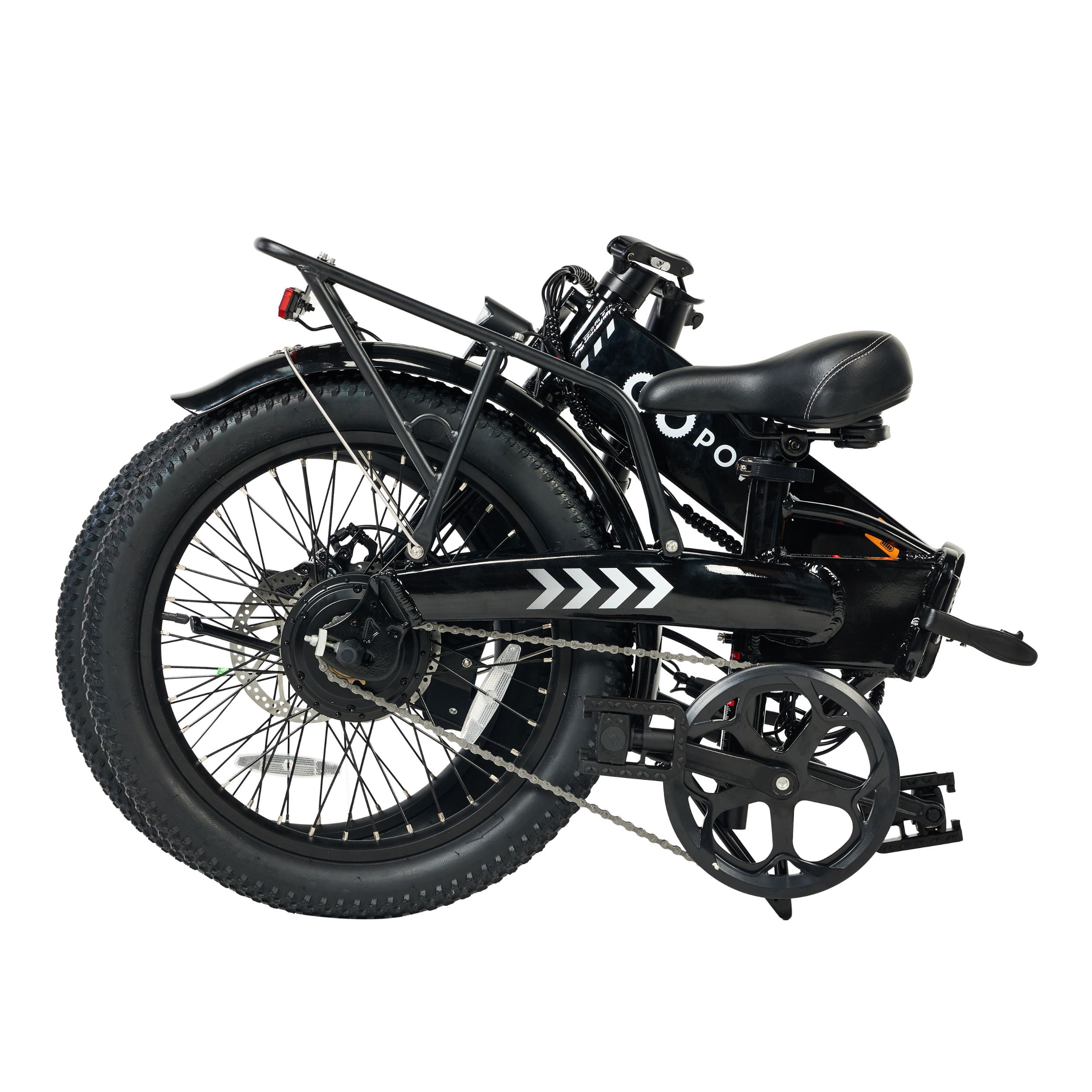 GoPowerBike GoVolt Folding Electric Bike | 20" | 500W | 20mph | 45+ Mile Range | Black