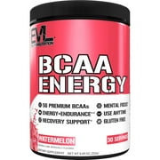 Evlution Nutrition BCAA Energy Powder, Watermelon, 30 Servings