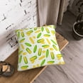 thumbnail image 5 of KLL Cartoon Corn Decorative Throw Pillow Covers Velvet Soft for Couch Sofa Bedroom Living Room Outdoor (No pillow core)- 18"x18", 5 of 5