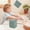 Green, variant on Cotton Washcloths, Face Towels, 6-Pack, 100% Cotton, Soft, Absorbent, for Bath, Gym, Travel