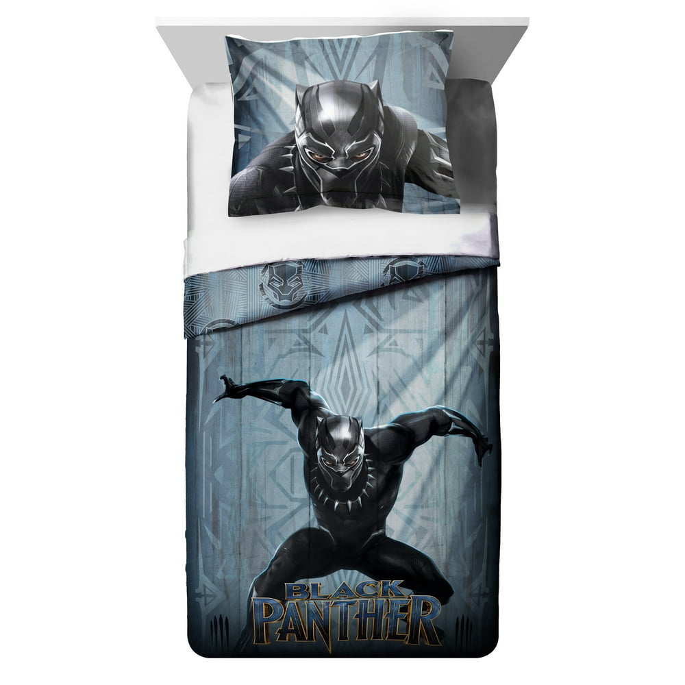 Marvel Black Panther Twin & Full Comforter and Sham Set, 2 Piece