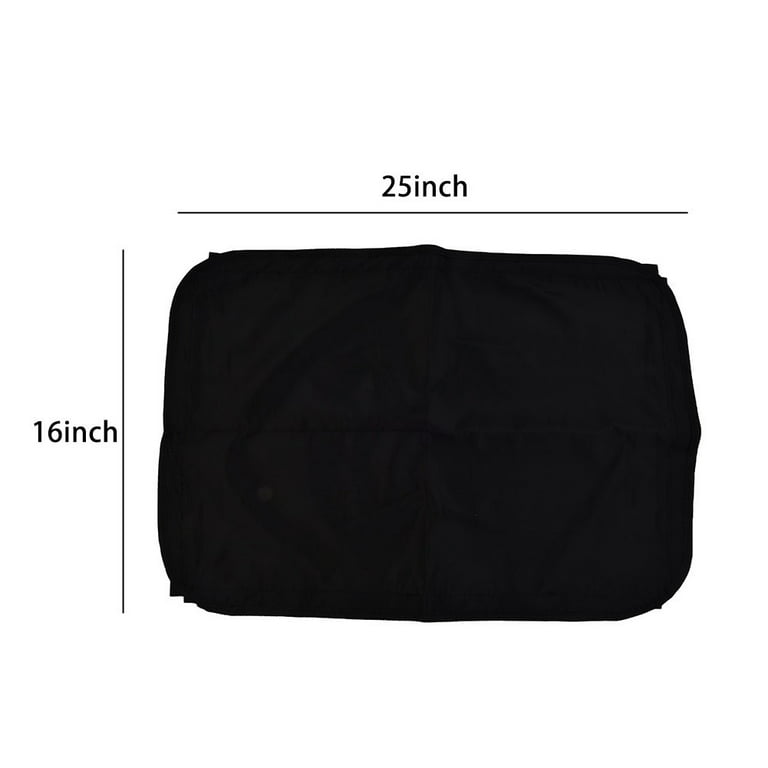 RV Window Shade Cover 25 X 16in Foldable Blackout RV Door Window Cover Sun  Blackout Fabric For Camper Privacy Entrance
