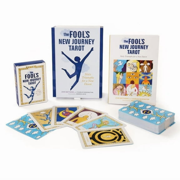 The Fool's New Journey Tarot: Sixty Triumphs for a New Dawn (Tarot Kit Box Set with 60 Cards and Guide Book), (Paperback)