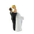 thumbnail image 2 of WOVTE Wedding Cake Toppers Bride and Groom, Cake Topper Wedding Bride and Groom, Party Figurines Marriage, Bridal Shower Decorations Decorative (Cheerful Bride & Groom), 2 of 5