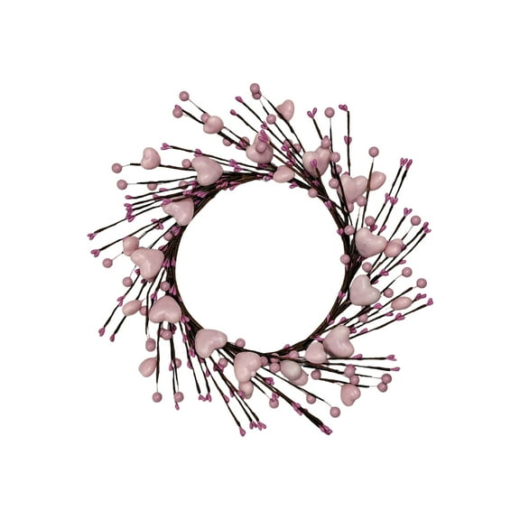 KUNPENG 16 Inches Berry Wreath Pip Berries Wreath Spring Artificial Twig Wreaths for Festival Celebration Home Farmhouse Front Door Wall Window Home Decorations Wedding Gift