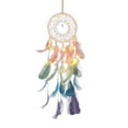 thumbnail image 2 of Vikakiooze 2022 Home Decor Clearance Colors Feather Dream Catchers for Bedroom Wall Decoration for Kids, 2 of 7