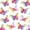 Rainbow, variant on Purple Butterfly Decorations, 48Pcs 2 Styles 3 Sizes Butterflies for Grad Graduation Caps Cake Cupcake Toppers, 3D Paper Sticker for Bouquets Birthday Baby Shower Kids Girl Room Nursery Wall Decor
