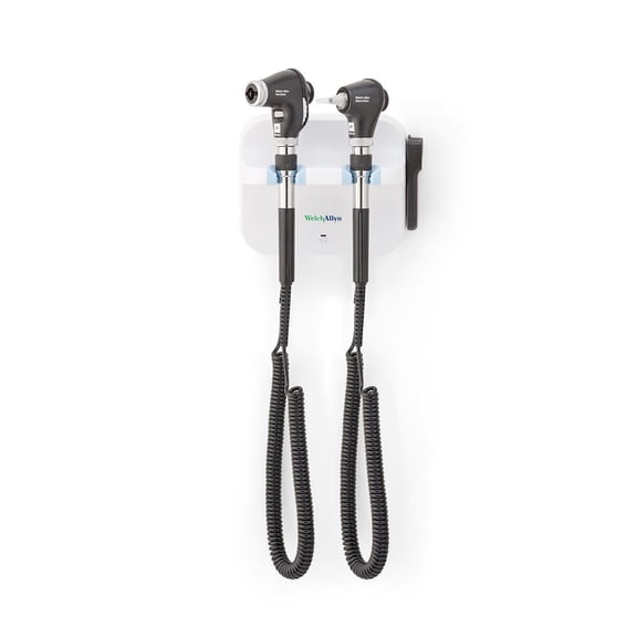 Welch Allyn GS 777 Wall Transformer with PanOptic Plus LED Ophthalmoscope, MacroView Plus LED Otoscope for iExaminer, with iExaminer SmartBracket Accessory