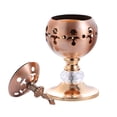 thumbnail image 4 of Shisuyan Incense Burner Iron Golden 1Set 7.27X2.95X2.95in, 4 of 9