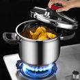 thumbnail image 2 of 304 Stainless Steel Pressure Cooker, Large Capacity Pressure Cooking Pot, Mini Kitchen Pressure Pan For Gas Stove Electric Stove Induction, 2 of 8
