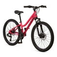 thumbnail image 3 of Schwinn High Timber ALX Mountain Bike, 24 Inch Wheel, Ages 10-15, Coral, 3 of 7