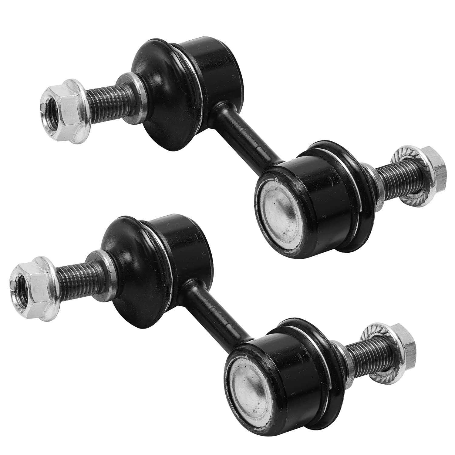 Detroit Axle - Front 12pc Suspension Kit for Honda CR-V 1997 1998 1999 2000 2001, 2 Upper Control Arms 2 Lower Ball Joints 4 Outer and Inner Tie Rods 2 Sway Bars 2 Boots & Bellows Replacement
