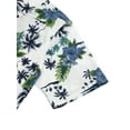 thumbnail image 4 of Camisa de playa hawaiana de botones de manga corta con estampado floral para hombres INSPIRE CHIC 46 Coco Blanco, 4 of 6