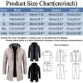 thumbnail image 3 of Dpytoraw Mens Autumn And Winter Fashion Casual Knitted Standing Neck Long Sleeve Sweater Coat, 3 of 5