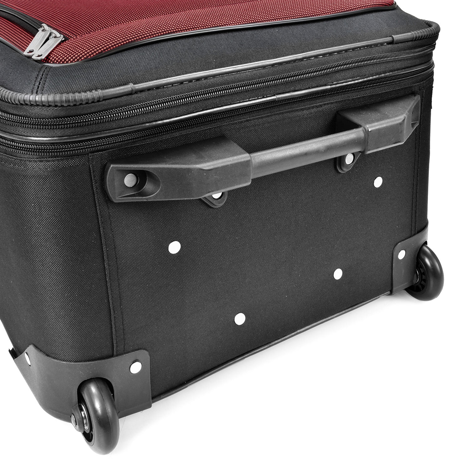 Travel Select Amsterdam Expandable Rolling Upright Luggage, Burgundy, 25" Checked Medium