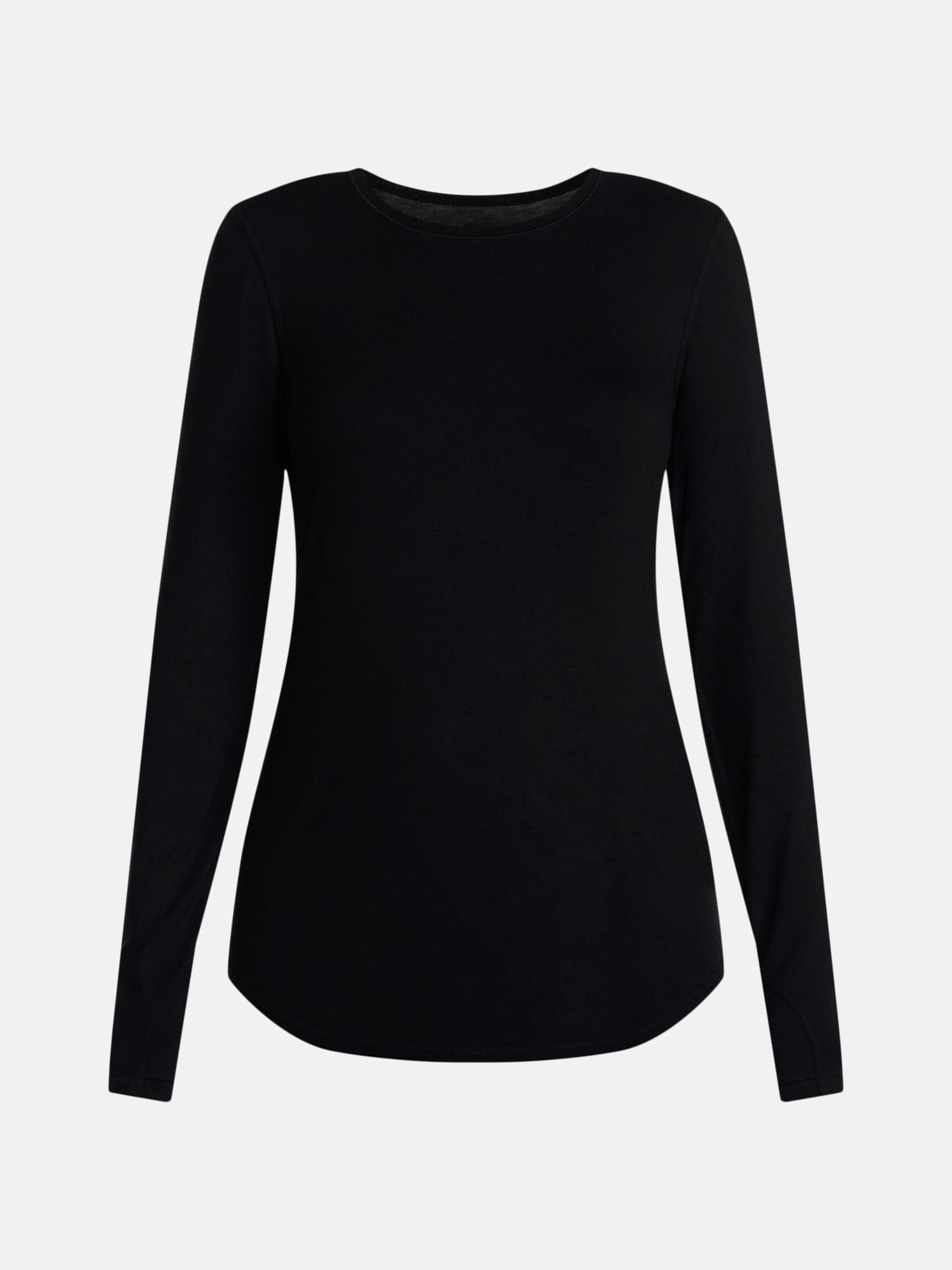 ClimateRight by Cuddl Duds Women’s Mild Essential Base Layer Livaeco Jersey Long Sleeve Crewneck Thermal Top, Sizes XS-4X
