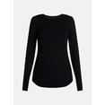 thumbnail image 5 of ClimateRight by Cuddl Duds Women’s Essential Base Layer Livaeco Jersey Long Sleeve Crewneck Top, 5 of 5