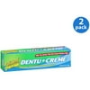Polident Mint Mouthwash Formula Dentu-Creme Denture Toothpaste 5.75 oz (Pack of 2)