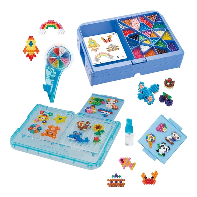Kit de manualidades Aquabeads Deluxe Studio con 1300 perlas y acceso.