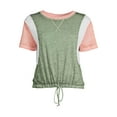 thumbnail image 3 of No Boundaries Juniors' Cinched Waist T-Shirt, 3 of 6