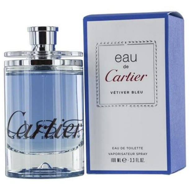 Cartier 268899 Eau de Vétiver Bleu Cartier Edt Spray - 3.3 oz