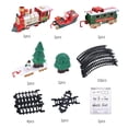 thumbnail image 1 of Vogacara Juguete de tren de Navidad Luces y sonidos Juego de tren de Navidad Vías de ferrocarril Juguetes Tren eléctrico de Navidad Regalo Juguetes Educativos, 1 of 6