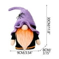 thumbnail image 2 of Costeam Halloween Decorations Halloween Gnomes Figurines Resin Gnomes for Tiered Tray,Patry,Tabletop,Decor,Gifts Living room ,table decorations, 2 of 5