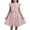 Pink, variant on LYHaoo Girls Dresses Ruffle Sleeves Summer Dress Ruffle Neck Chiffon Dress Plain Dress Elegant A Line Party Dress Kids Festive Dress With Belt,Dresses for Girls Sizes 6-7 Years Blue