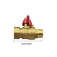 thumbnail image 4 of Toystoory Válvula de bola de latón para balcón, manguera de agua, conector roscado, interruptor, accesorios de Hardware para granja, y de Type2 NO2 Toystoory HA061936-05B, 4 of 6
