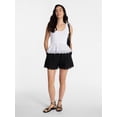 thumbnail image 3 of Time and Tru Women's Eyelet Trim Shorts, Sizes XS-XXXL, 3 of 6