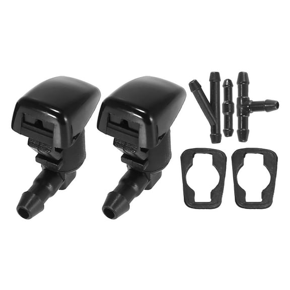 Motoforti Windshield Washer Nozzle Kit 8S4Z17603AA for Lincoln MKX 2008-2009 with 3 Adapter 1 Set