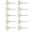 thumbnail image 4 of Rueda De Pulido De Lana De Fieltro, Puntas De Pulido 10 Piezas Cabezal De Pulido De Lana De Fieltro Vástago De Acero Inoxidable Para Joyería, 4 of 7