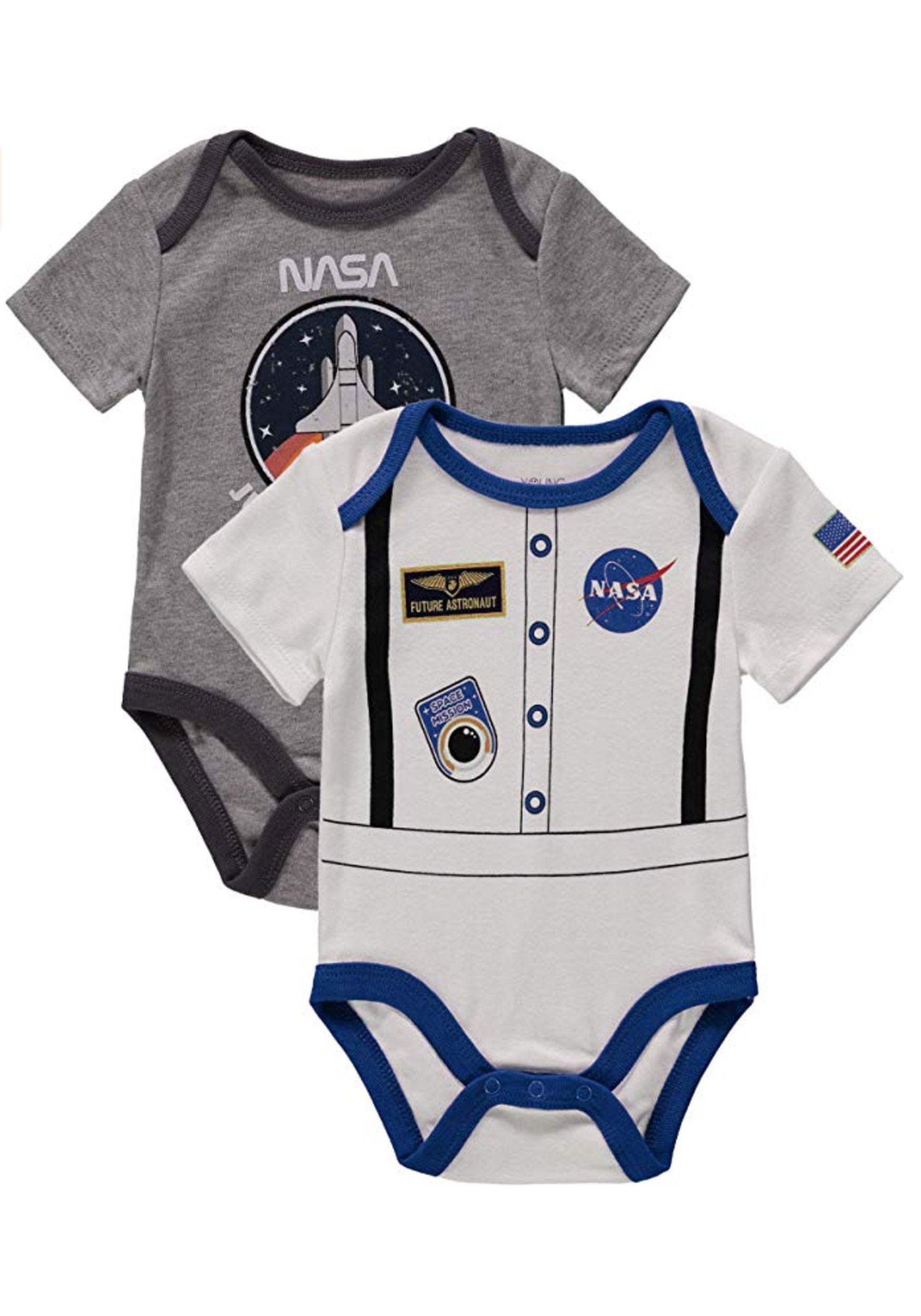 VANMASS Babys Rainbow Astronaut Space Cat Short Sleeve Bodysuits Baby Rompers 