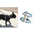 thumbnail image 5 of Printed Dog Pet Harness Dog Chest Collar Pet Adjustable Vest For Small Medium Dogs(Blue) _jiue, 5 of 5