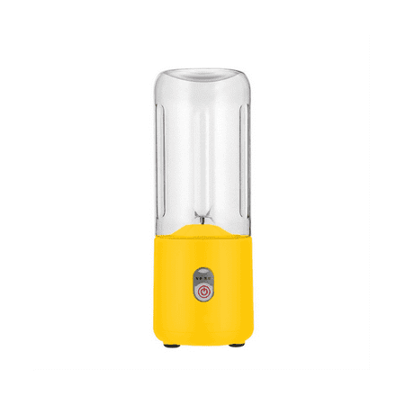 

Portable Blender Rechargeable Fruit Juice Mixer 6 Blades Electric Shake Cup Blender Smoothie Ice Crush Cup Yellow