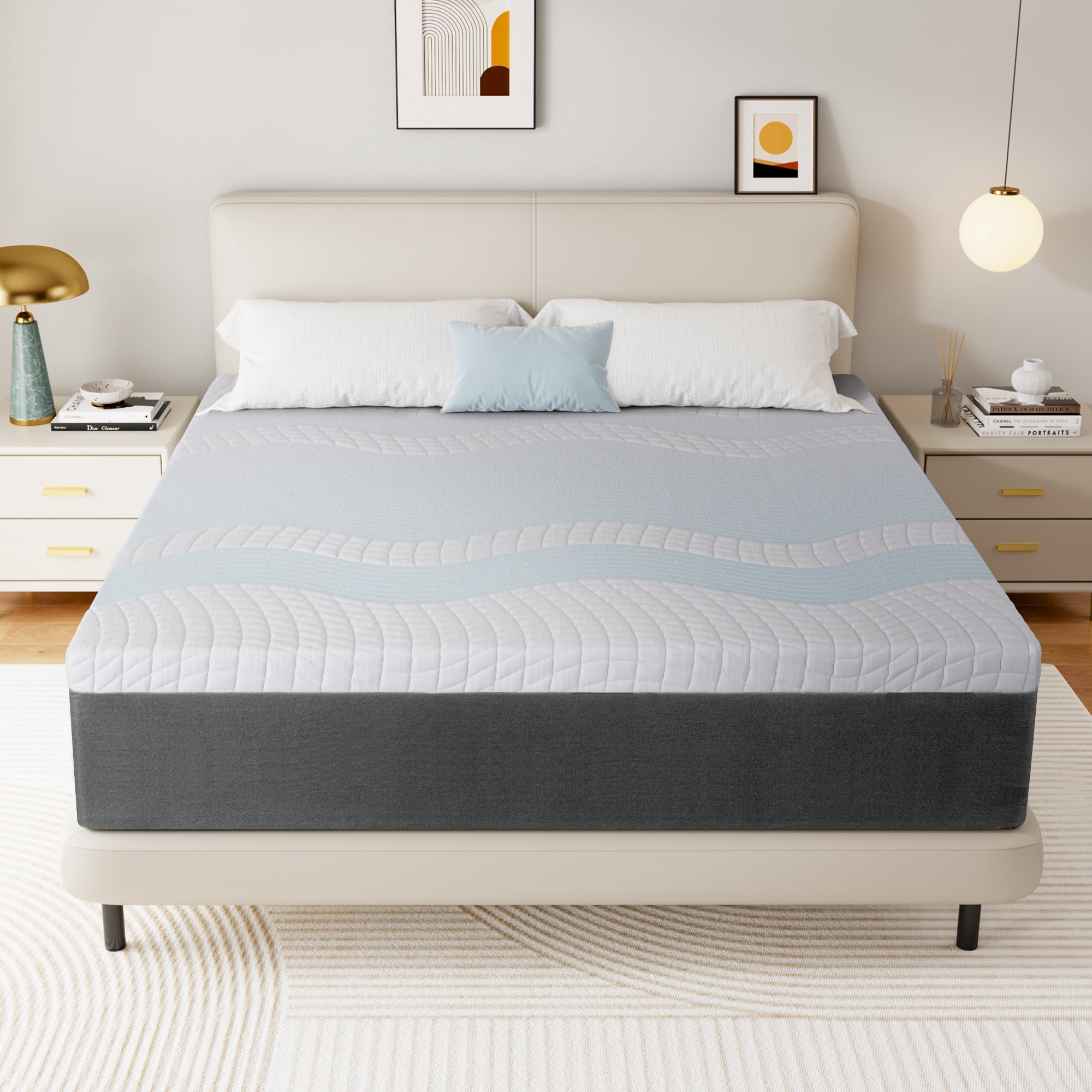 Queen Mattress, 10" Queen Size Memory Foam Mattress in a Box
