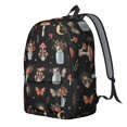 thumbnail image 2 of Mushroom and Sun Gothic Pattern Backpack for School, Cute School Bag with Adjustable Shoulder Straps and Padded Back, 15.7"x11.8"x5.5", 2 of 5