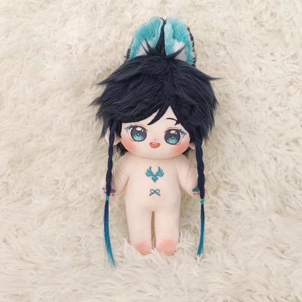En existencia Juego Genshin Impact Cosplay 20 cm Peluche de juguete Lindos fanáticos Barbatos Venti Conejo Muñeco de peluche Disfraz Muñeco Regalo para niños
