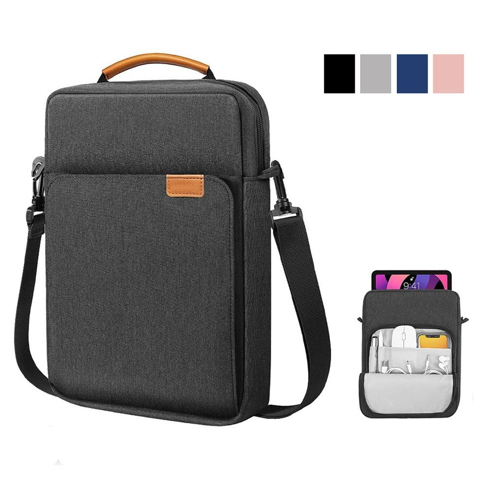 9-11/13.3 inch Portable Tablet Case Storage Laptop Shoulder Bag For iPad Galaxy Tab Student Business Messenge Crossbody Handbag