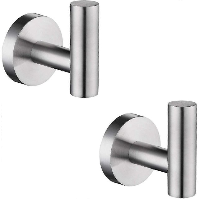 Bathroom Towel Hook Sus 304 Stainless Steel Coat Hook Round Clothes Towel Coat Bathrobe Hook