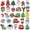 28pcs christmas, variant on Shoe Charms Cute New Style Cute Shoe Ornaments - Shoe Decoration Charms for Holiday Gifts for Boys and Girls - PVC Waterproof Plastic