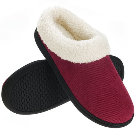 

VONMAY Women s Slippers House Shoes Fuzzy Slip On Memory Foam Indoor Outdoor
