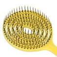 thumbnail image 3 of Cepillo para desenredar el cabello, cepillo para alisar y desenredar la cabeza redonda, peine para cabello rizado, 3 of 8