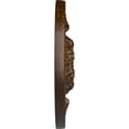 thumbnail image 4 of Ekena Millwork 13 3/4"OD x 1"P Monique Ceiling Medallion (Fits Canopies up to 3 3/4"), Hand-Painted Root Beer Crackle, 4 of 6