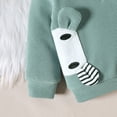 thumbnail image 6 of ASFGIMUJ Toddler Boys Girls Long Sleeve Cartoon Bear Hooded T Shirt Pullover Tops Pants Outfits,Size 12 Months-18 Months, 6 of 7