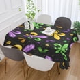 thumbnail image 5 of Mardi Gras Tablecloth Rectangle Colorful Table Cloth Large Square Table Cover for Dining Kitchen Party 60"x108" Decor Gift, 5 of 7
