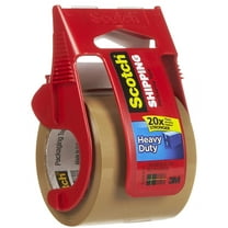 Scotch 142 Packing Tape,w/Dispenser,2-Inch x22.2 Yds,1-1/2-Inch Core,Clear